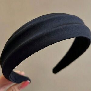 Solid Color Black Headband NEW